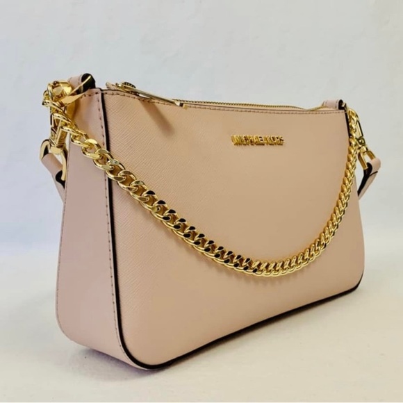 Michael Kors Handbags - Michael Kors Jet Set Travel Medium Zip Pouchette